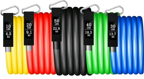 Set fasce resistenza con - fasce,