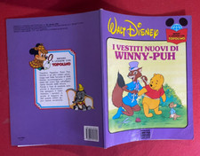Walt Disney VESTITI NUOVI DI WINNY-PUH Imparo Leggere Topolino 165 (1° Ed 1989)