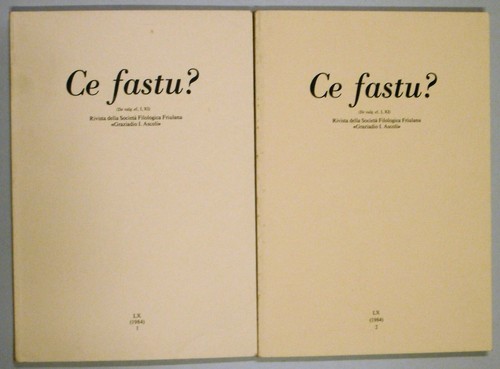 Friuli fastu filologica - friuli,