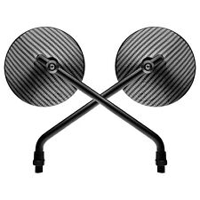 MF4128 - Specchietti FAR effetto Carbonio Attacco M10 Universale Moto Scrambler