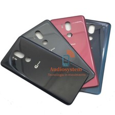 COVER BACK VETRO POSTERIORE per LG G7 ThinQ G710 +BIADESIVO COLLA SCOCCA