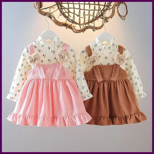 Vestito bambina ragazza manica