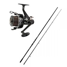 Lineaeffe combinazione di carpe 12 piedi 3,60 m 3,00 libbre Extreme Carp + rullo ruota libera + cavo