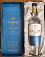 CAJA Y BOTELLA VACIA MACALLAN