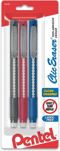 Pentel clic gomma retrattile - gomma,