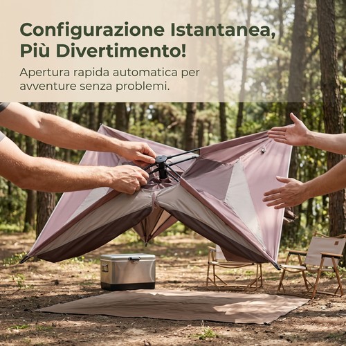 Tenda campeggio montaggio - da,