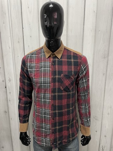 Camicia uomo desigual quadri - camicia,