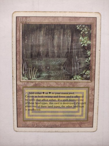 Bayou dual land mtg cartas - dual,