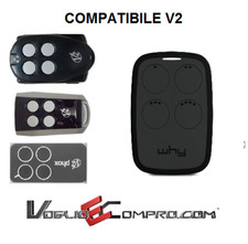 TELECOMANDO RADIOCOMANDO WHY EVO UNIVERSALE PER CANCELLO COMPATIBILE V2