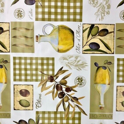 Tela cerata tovaglia - tovaglia, olive