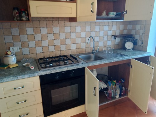 Cucina beige panna legno - cucina,