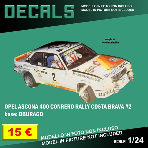 Decals repro opel ascona - decals, 400