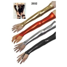 Guanti Lunghi Infradito in Vinile Donna Uomo Trav Sexy Adulto