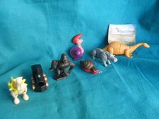 figure vecchie lotto di 7  componibili sorpresine Kinder