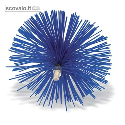 Scovolo camino nylon 150mm con - 150mm,