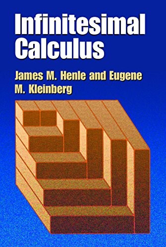 Infinitesimal calculus dover - infinitesimal,