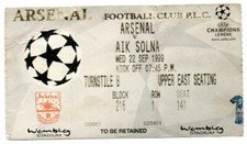 Biglietto arsenal londra - arsenal,