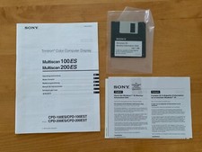 Sony Trinitron Color Computer Multiscan 100ES/200ES Operating Instructions 1997