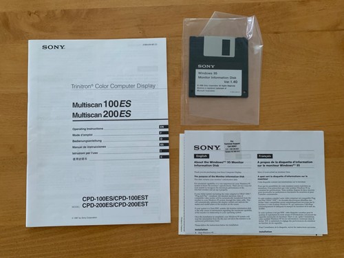 Sony trinitron color computer - trinitron,