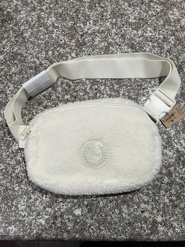 Borsa cintura sherpa rosa
