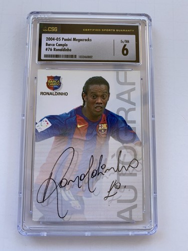Ronaldinho 2004 panini - ronaldinho,
