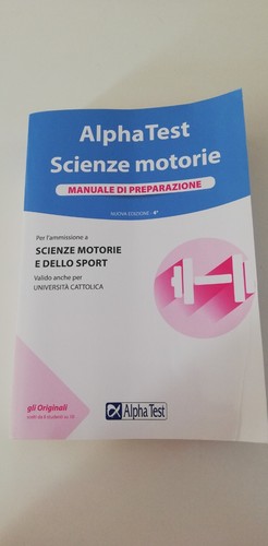 Alpha test scienze motorie - test.,