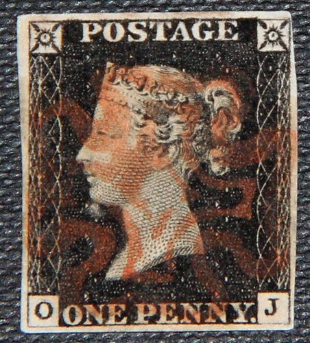 1840 penny nero 4 - penny,
