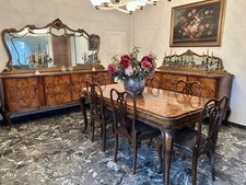 Sala da pranzo completa in stile barocco veneziano – Vintage anni ’60