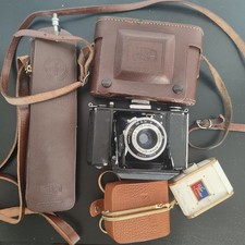 Macchina Fotografica Zeiss Ikon 515/16 Esposimetro Sixtomat Cavalletto Bilora 