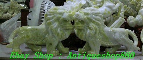 Coppia statue animali - , leone