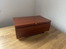 Xl cofanetto portagioie in mogano massello