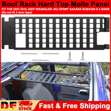 Barre portatutto Molle superiori portapacchi per Jeep Wrangler JK 4 porte 2007-2018