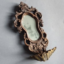 Ancien miroir bénitier