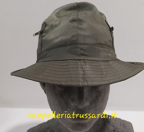 Cappello impermeabile verde - impermeabile,
