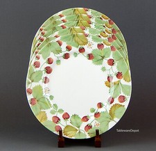 Royal Stafford WILDBERRY: Set of 2 Dinner Plates, SUPERB+ Condition Strawberries