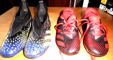 2 Paia Scarpini calcio/calcetto Adidas - Predator, tag.35.      NIRIMA
