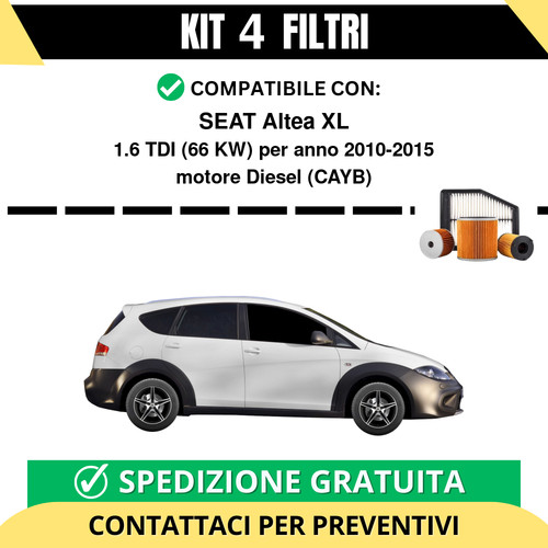 Kit filtri tagliando per - kit,
