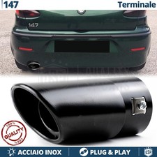 Terminale scarico ovale - 1x, di