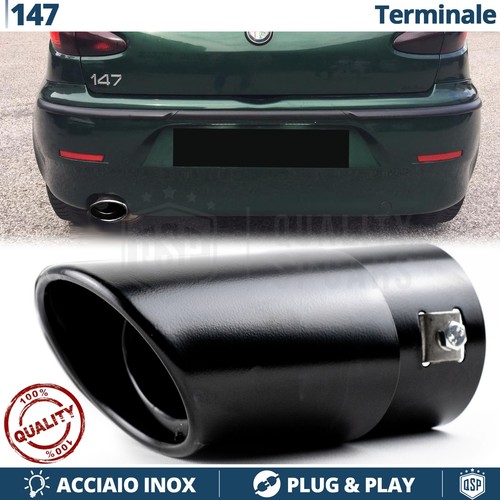 Terminale scarico ovale - 1x, di
