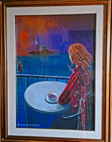 Quadro olio tela eliano - su,