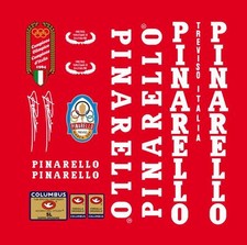 SET ADESIVI TELAIO PINARELLO TREVISO 1985 SL BIANCO
