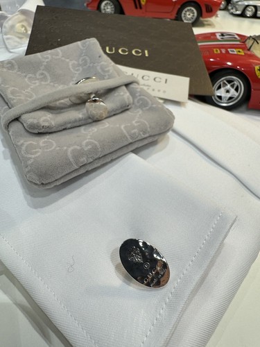 Gemelli gucci argento - gucci,