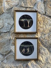Coppia Di Quadri Vintage