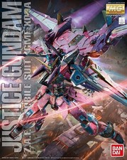 -=] BANDAI - MG Master Grade Gundam Justice 2.0 Gunpla Model Kit [=-