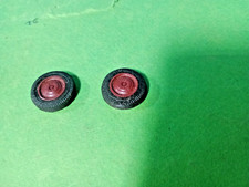 Pneumatici  Gomme  e cerchio  x Camion CORGI o DINKY TOYS VINTAGE