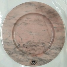 Piatto Centrotavola Vassoio Marmo Rosa Portogallo Ø 33 cm Marmores Italy Mantova