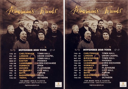 Fisherman friends 2018 tour - fisherman's,