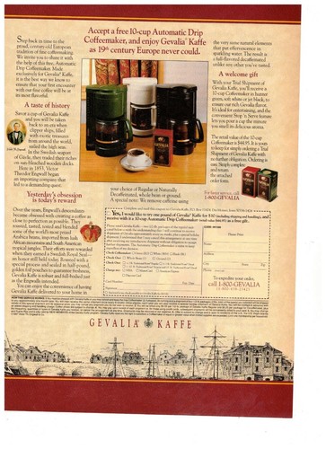 Caffettiera gevalia ordine - caffettiera,