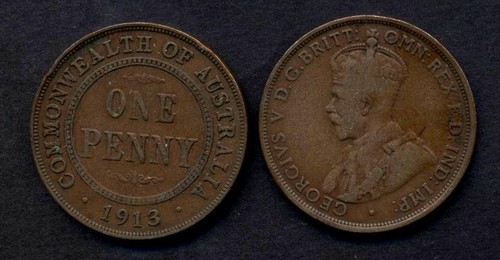 Australia penny 1913 - ,