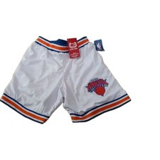 Pantaloncini Basket Ultra Game Uomo New York Knicks NBA Bianco Nuovi PICCOLI (LEGGI)